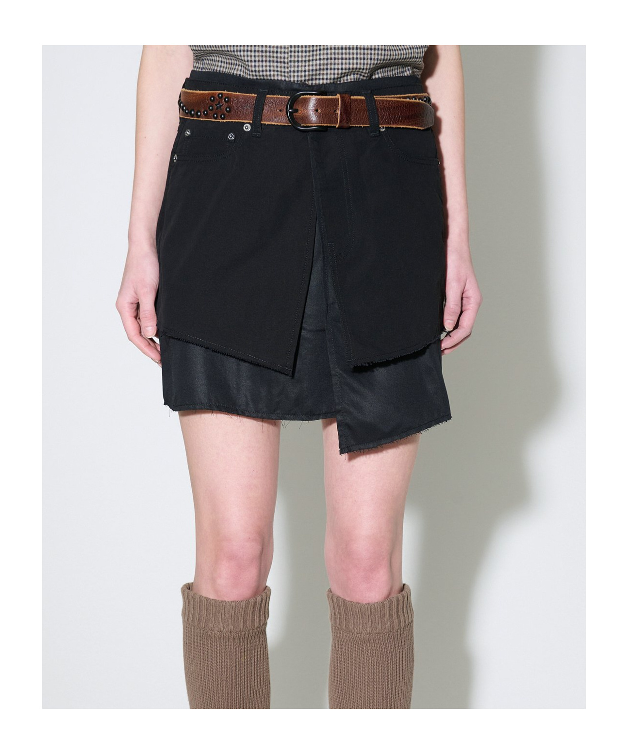 Shop Our Legacy Multi-pocket Skirt In Black