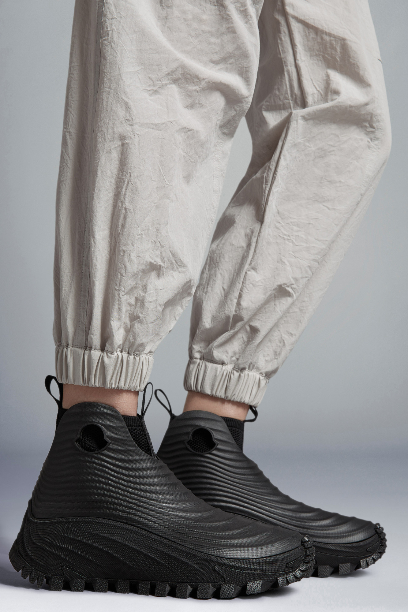 Shop Moncler Acqua High Boots In Black