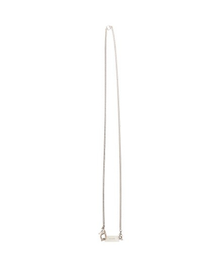 Mm6 Maison Margiela Numbers-motif Necklace In Metallic