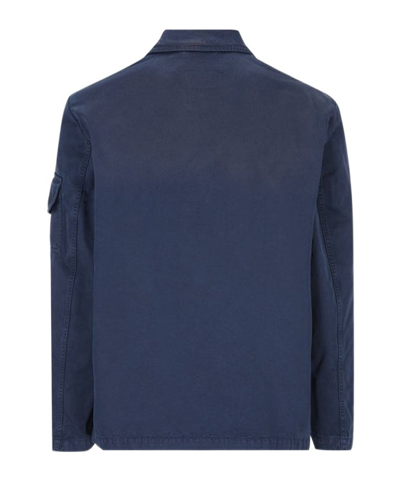 Fay Long-sleeved Casual Jacket In Blue