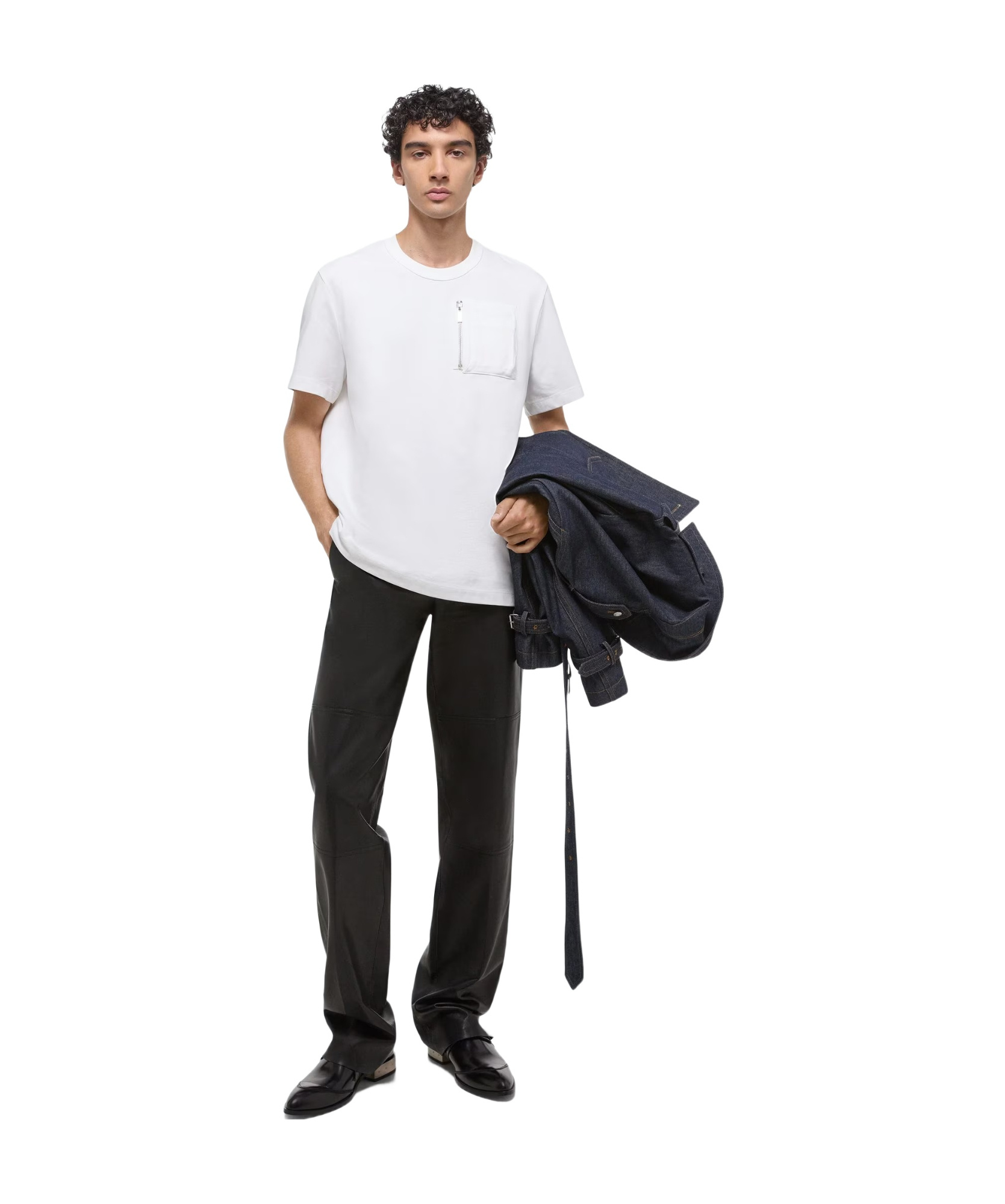 Helmut Lang Item O-neck Short-sleeved T-shirt In White