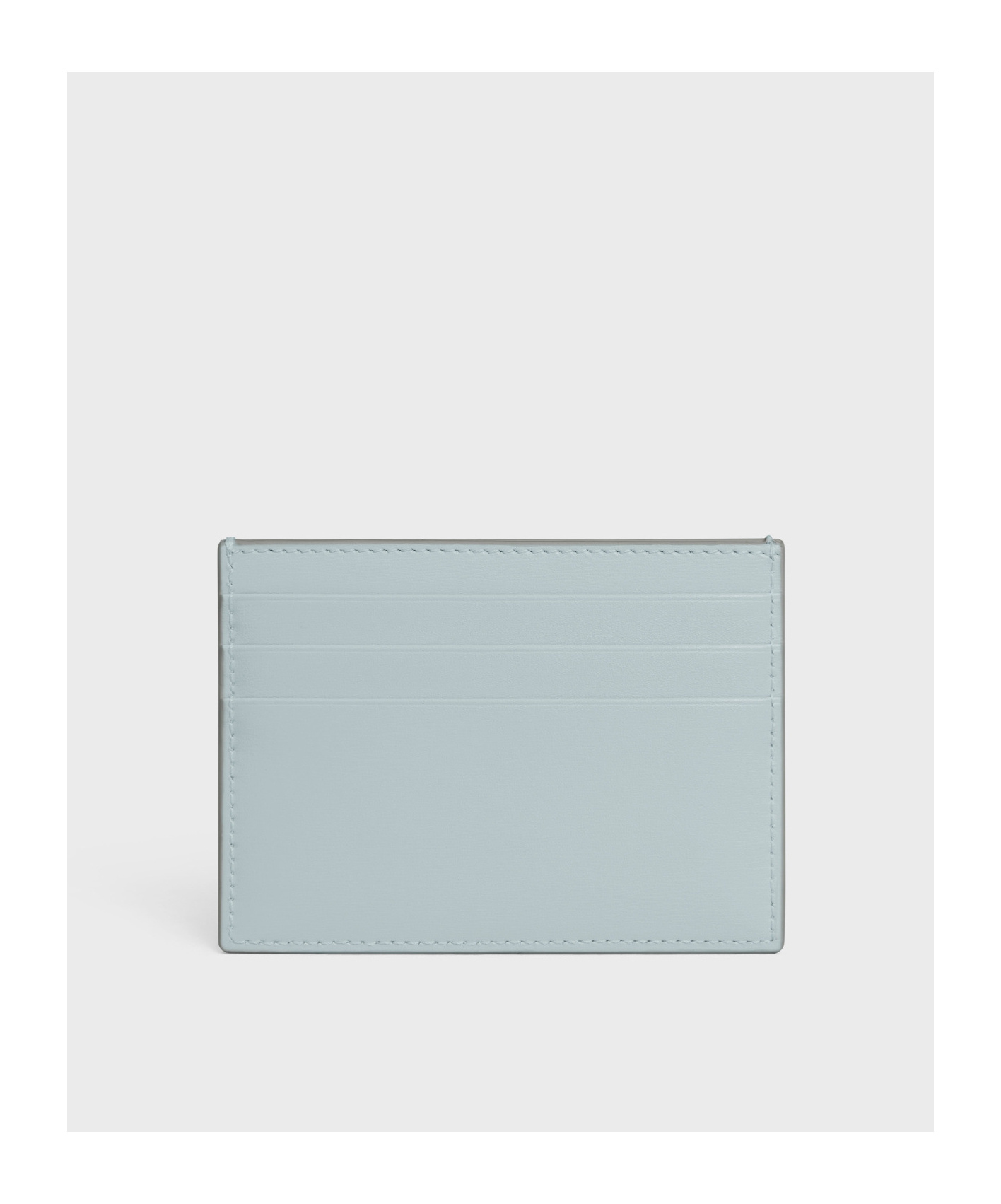 Celine Triomphe Card Bag In Green