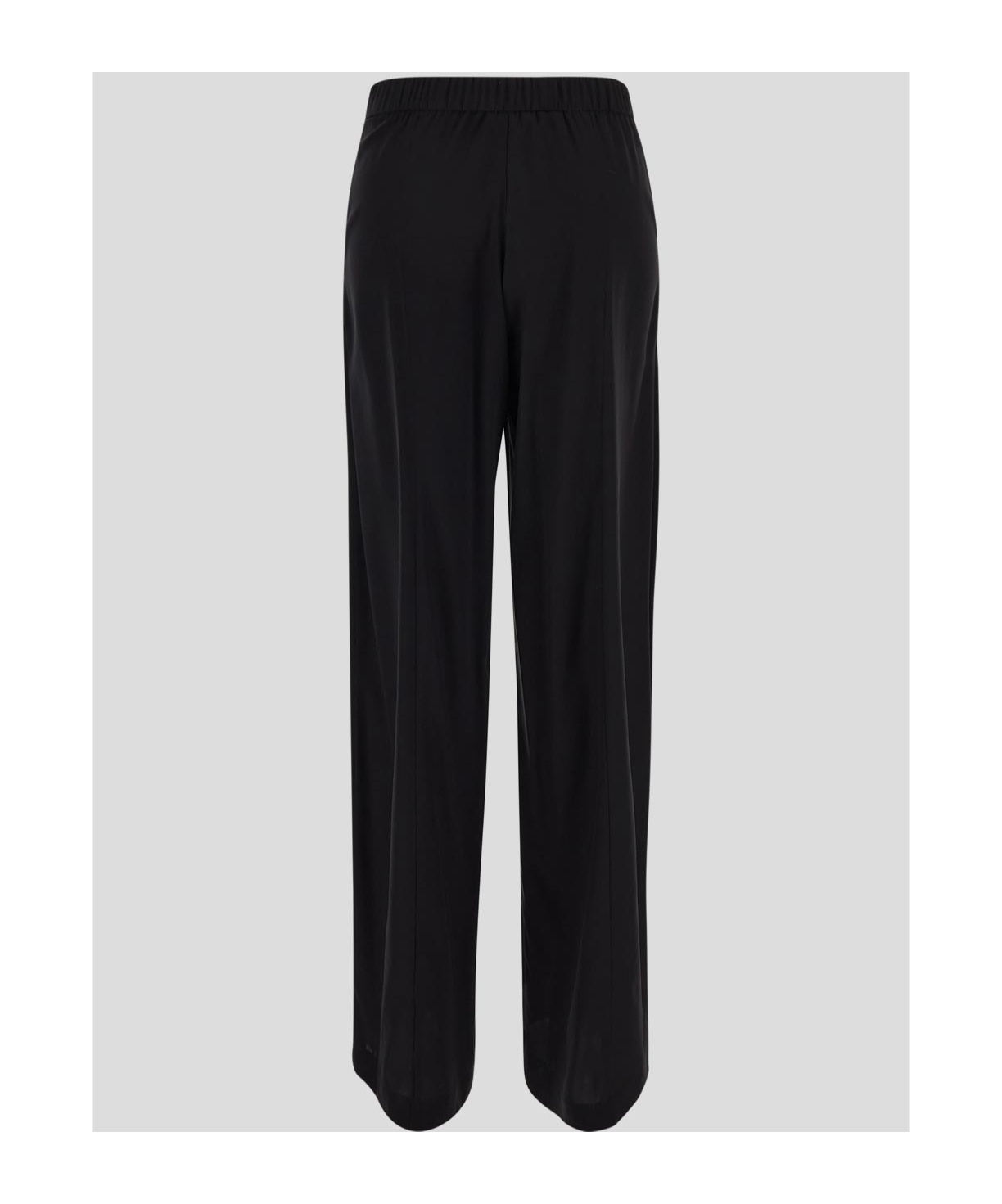 MALO ELASTIC WAIST WIDE LEG PANTS