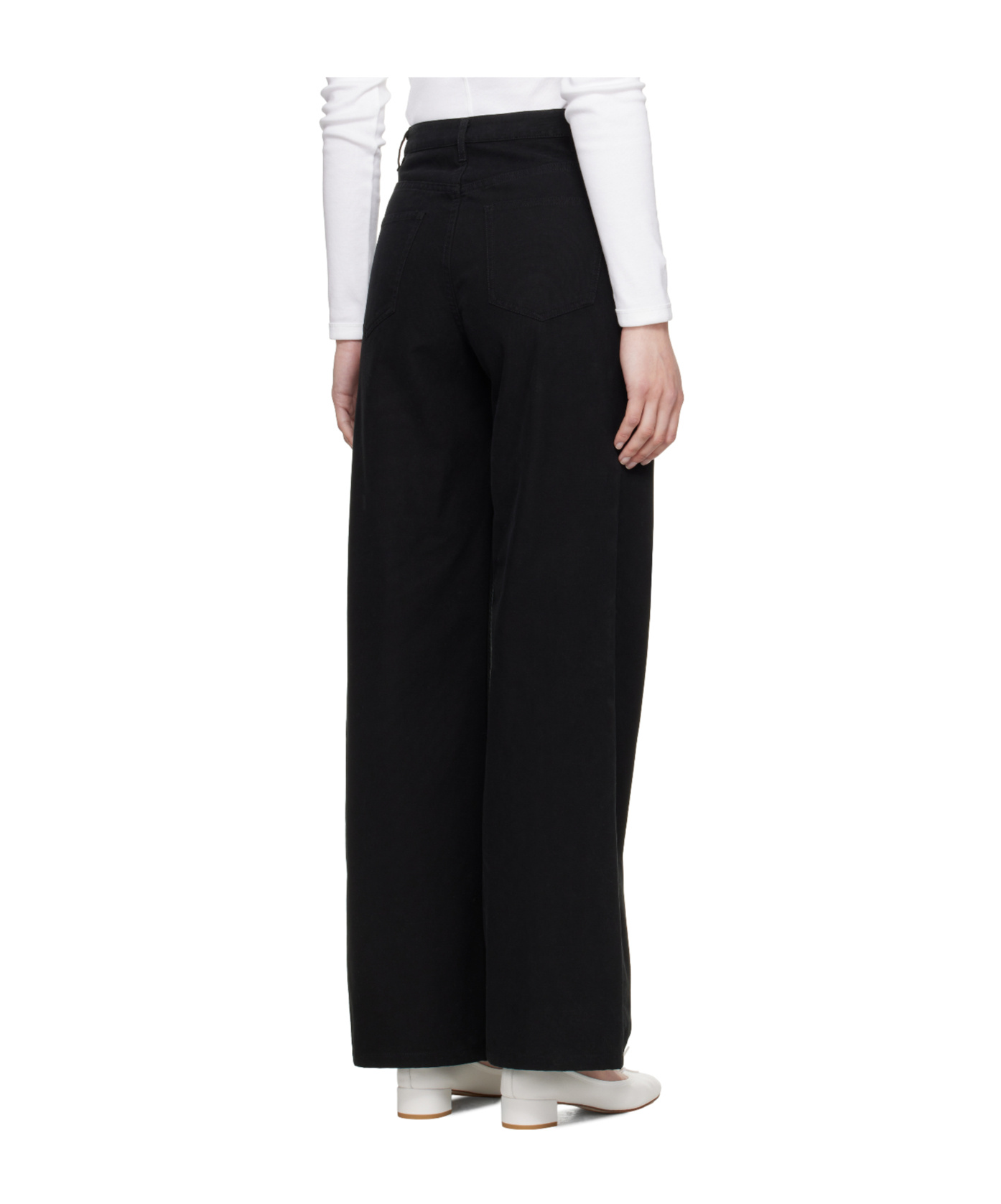 Apc Black Elisabeth Jeans In Black