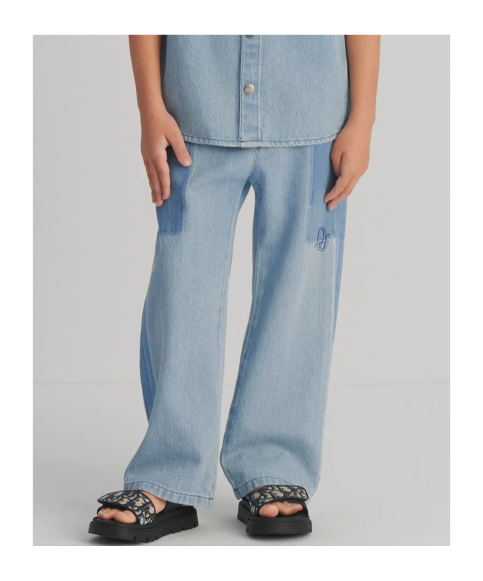 Dior Belt-loop Jeans In Blue