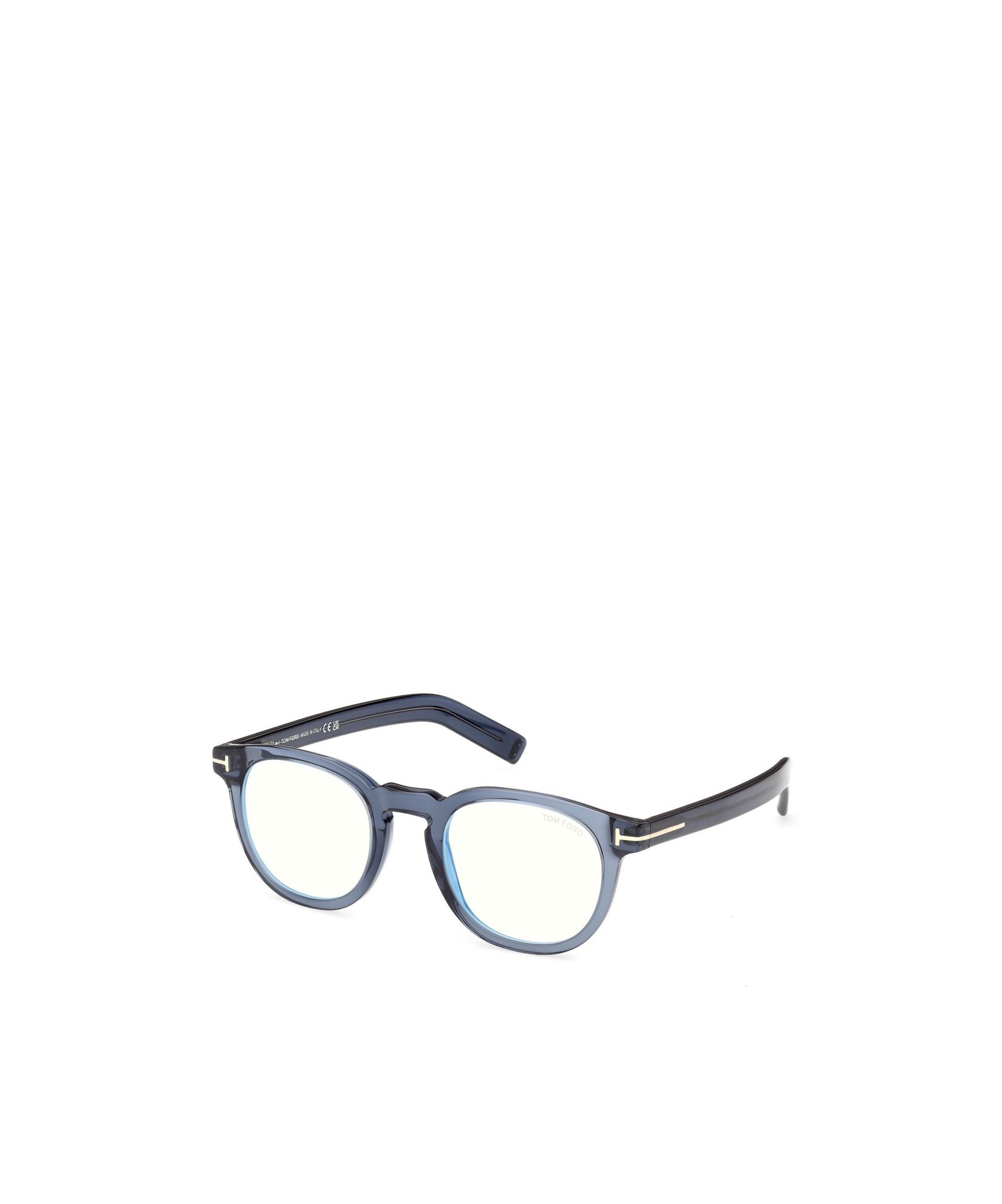 Tom Ford Full-rimmed Plano Lenses In Blue