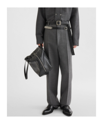 Jil Sander Pleated Trousers In Gray