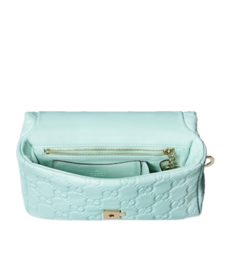 Gucci Gg Milano Small Top Handle Bag In Blue
