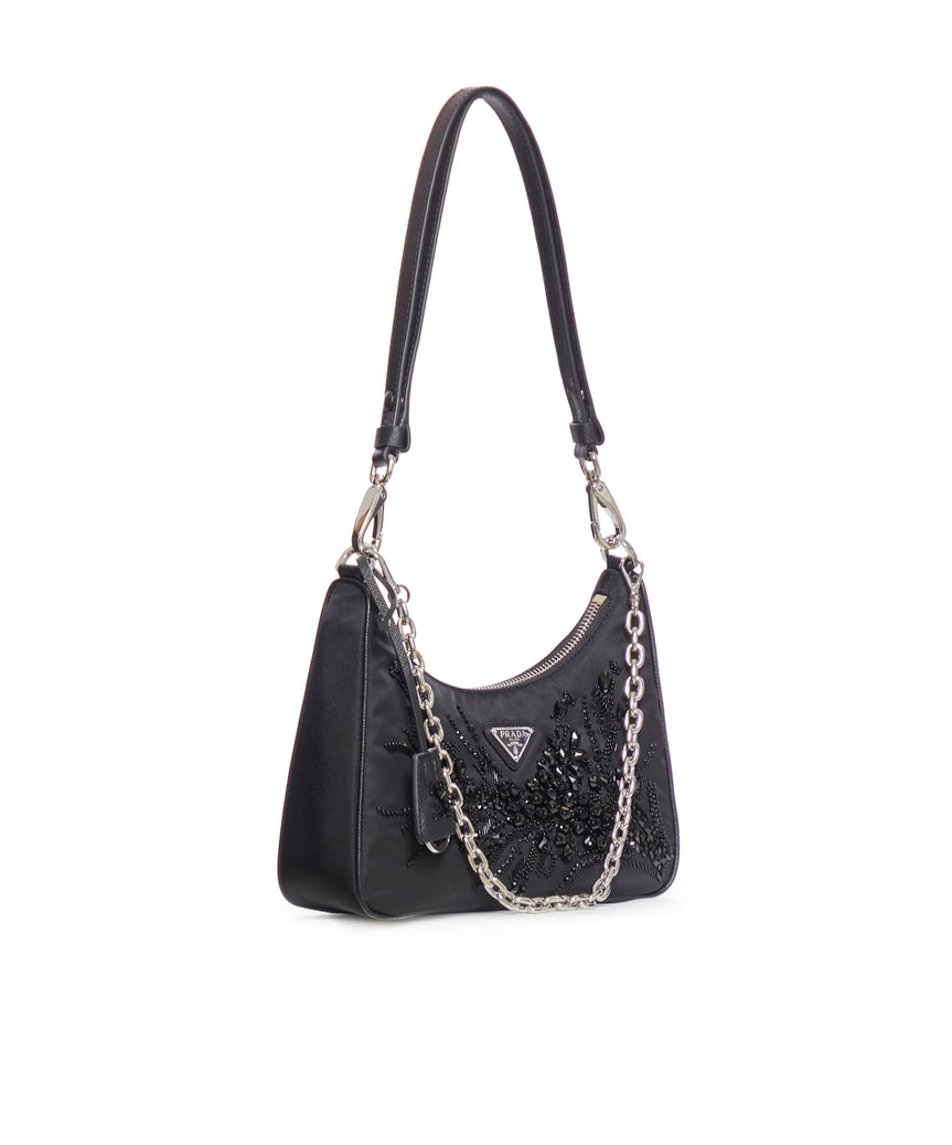 Prada Women's Re-nylon Re-edition Shoulder Bag In Black