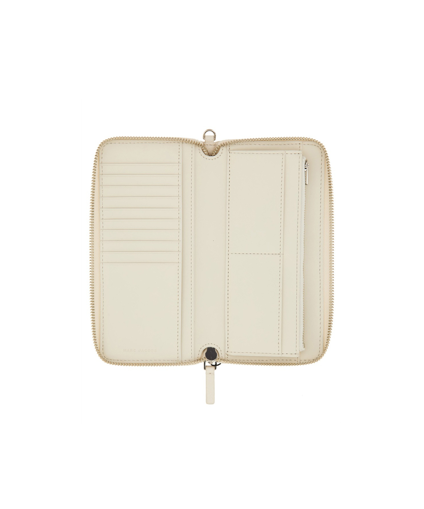 Marc Jacobs Continental Zipped Wallet In White