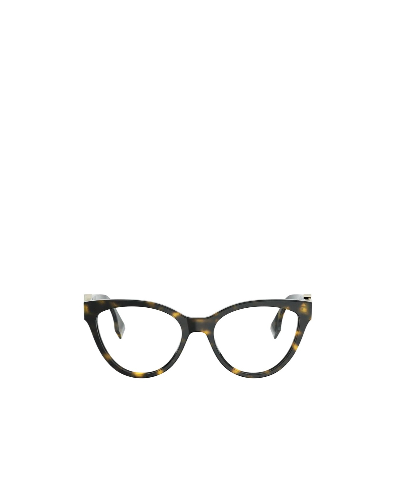 Fendi Eyewear Cat Eye Frame Glasses In Brown