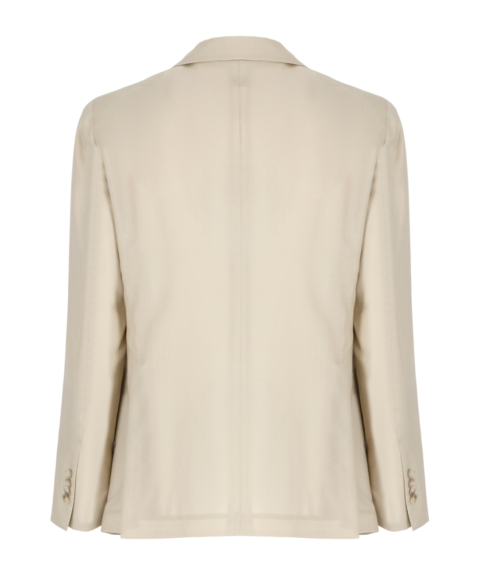 Tagliatore Wool And Silk Blend Blazer In Neutral