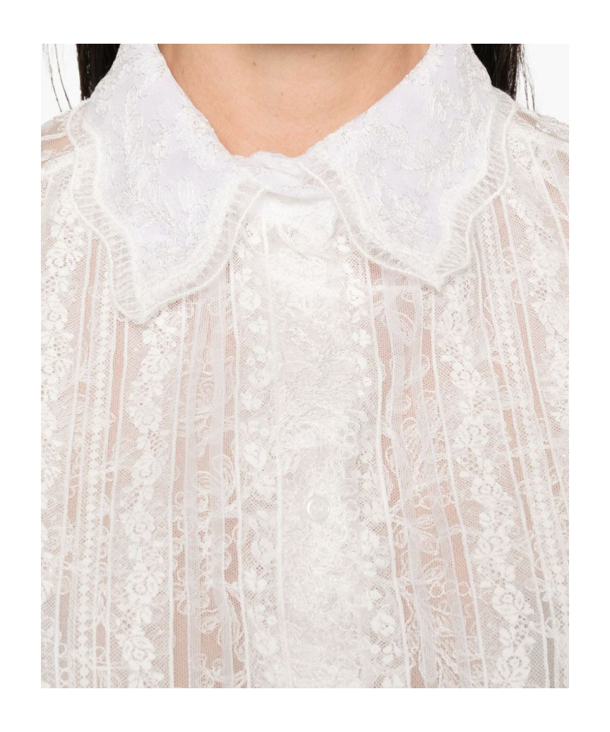 Ermanno Scervino Floral-embroidered Shirt