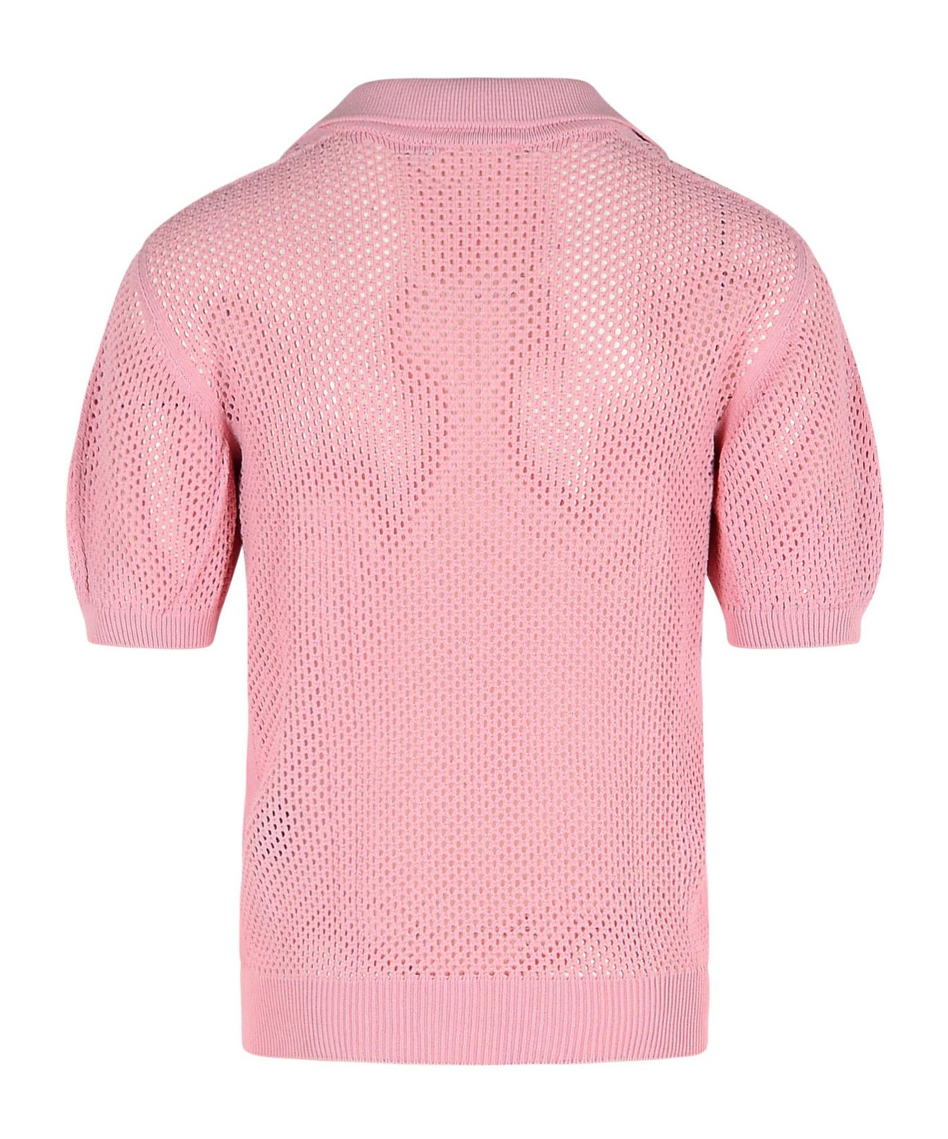 Laneus Pink Viscose Blend Sweater In Pink