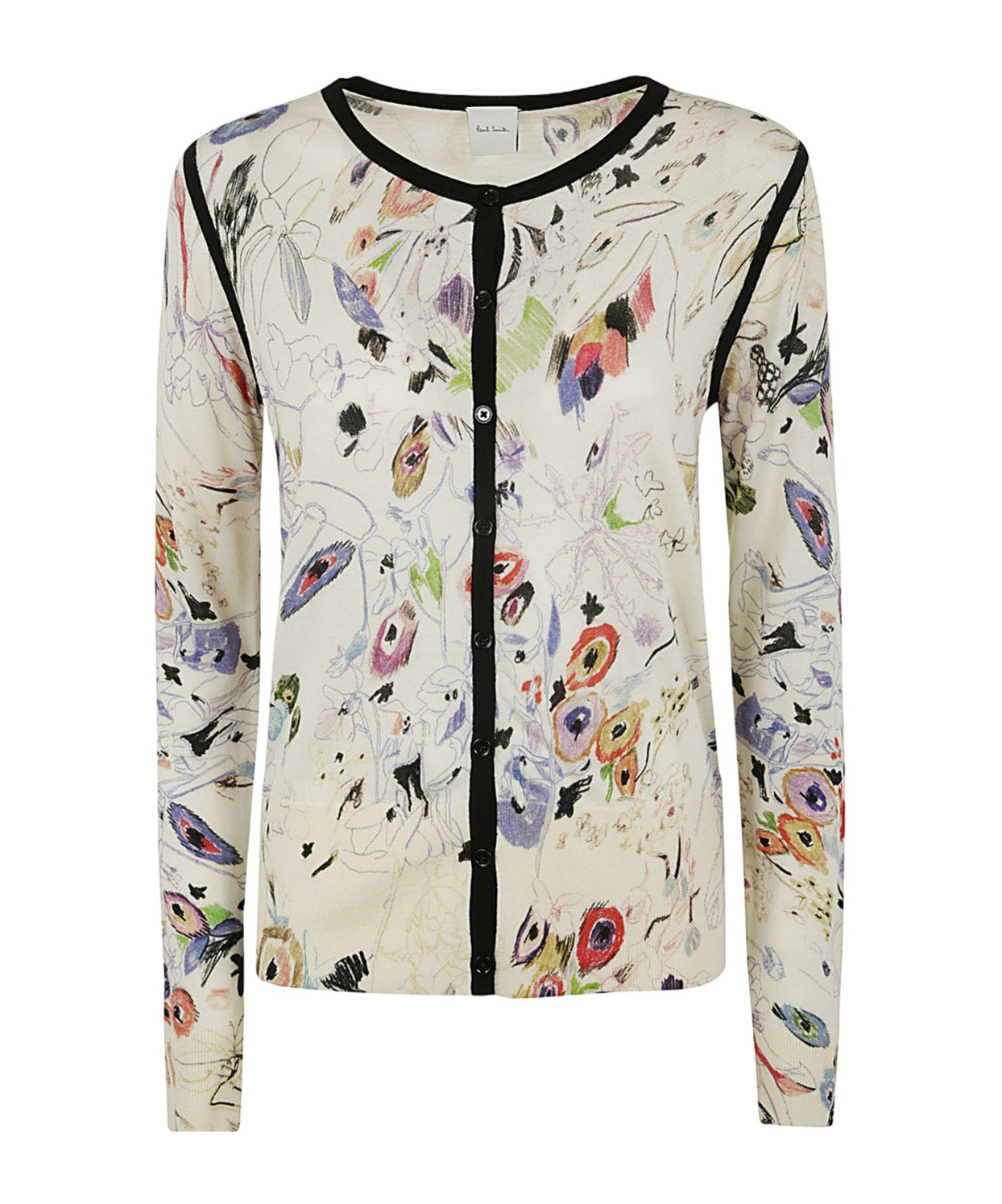 Paul Smith Womens Knitted Cardigan Button In Nude