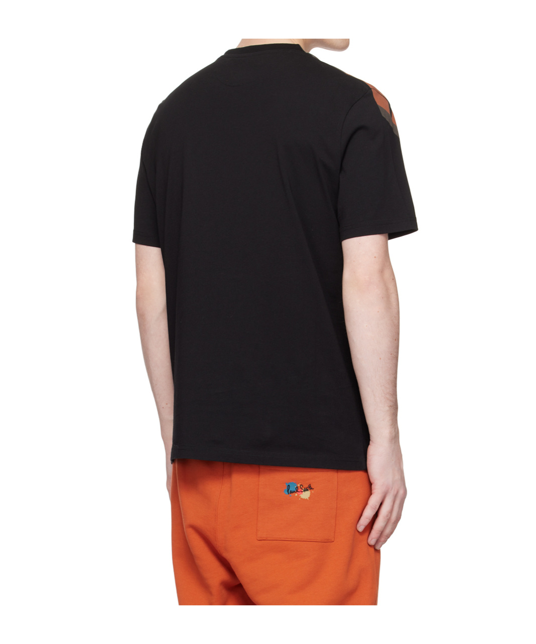 Paul Smith Geometric-print Short-sleeve T-shirt In Brown