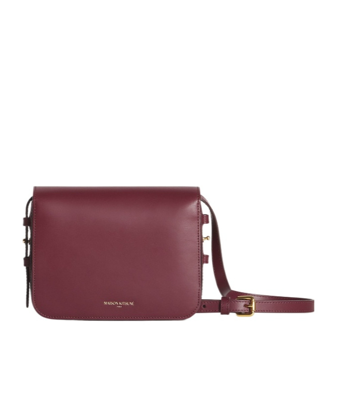 Maison Kitsuné Edie Bag In Smooth, Matte Leather