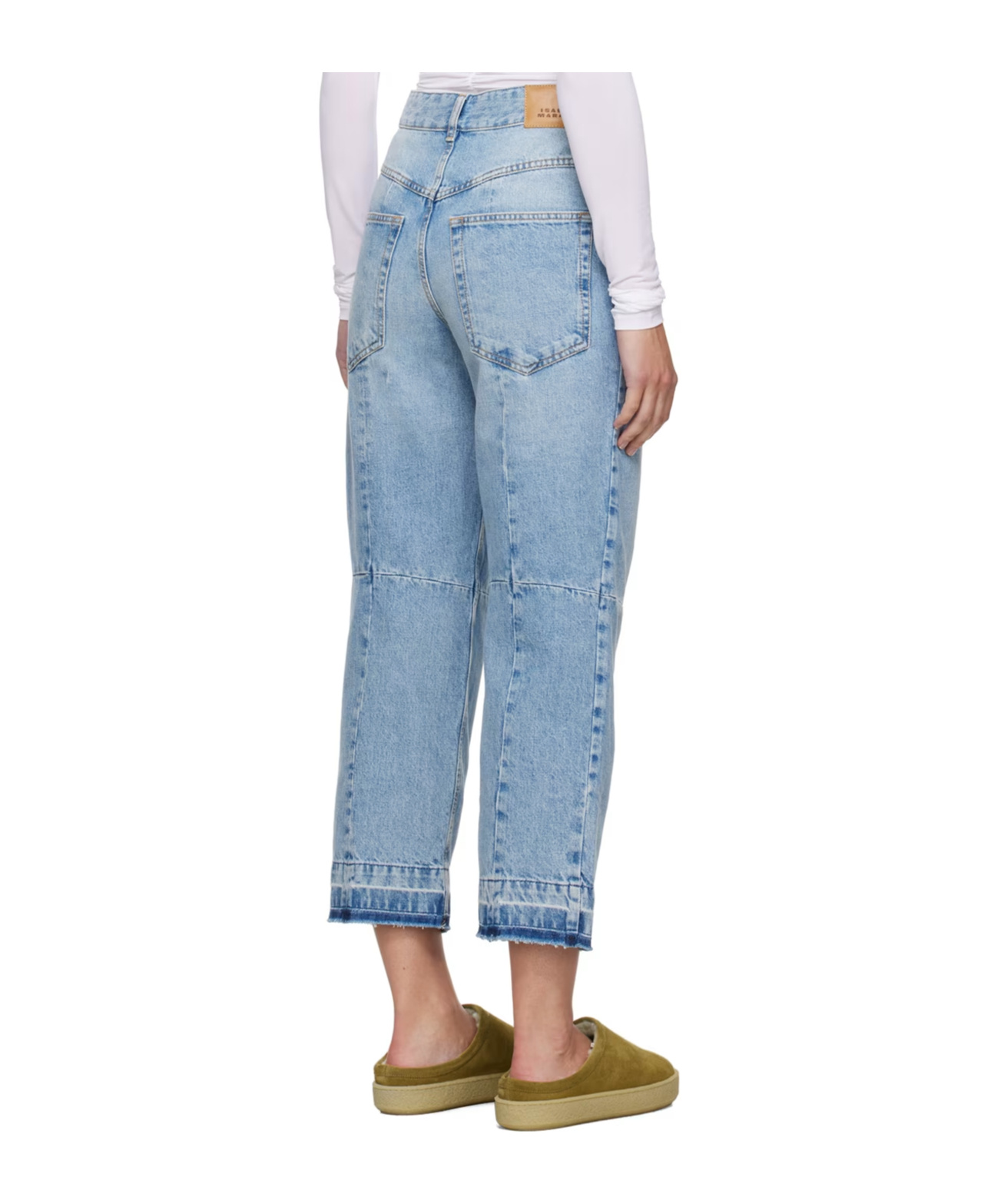 Isabel Marant Blue Norela Jeans In Blue