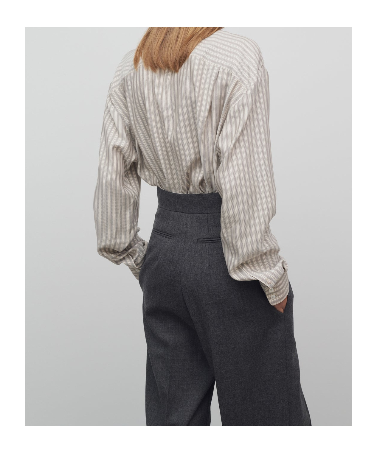 The Row Long-sleeved Shirt In White