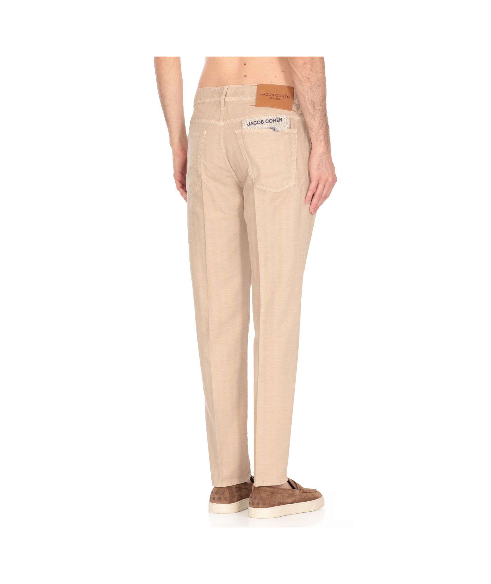 Jacob Cohen Beige Cotton Jeans In Neutral