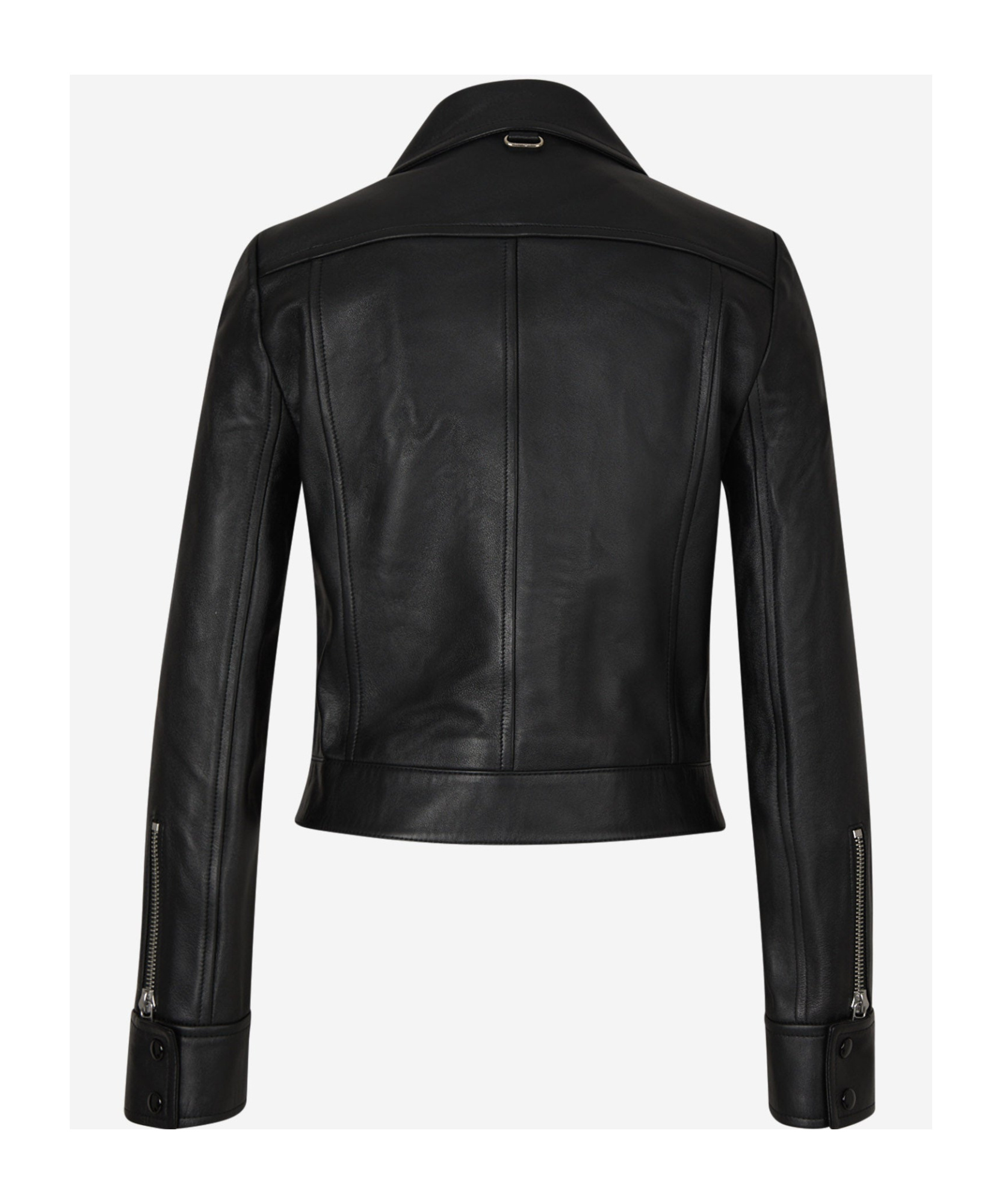 Shop Courrèges Iconic Zip-up Jacket In Black