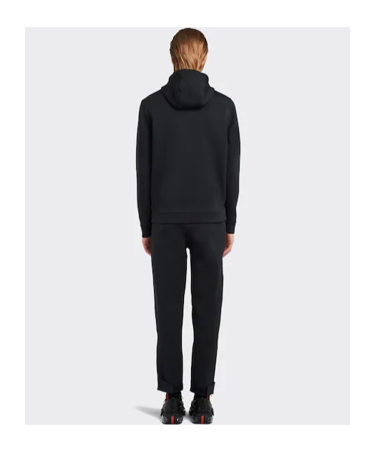 Prada Long-sleeved Zipper Casual Jacket In Black