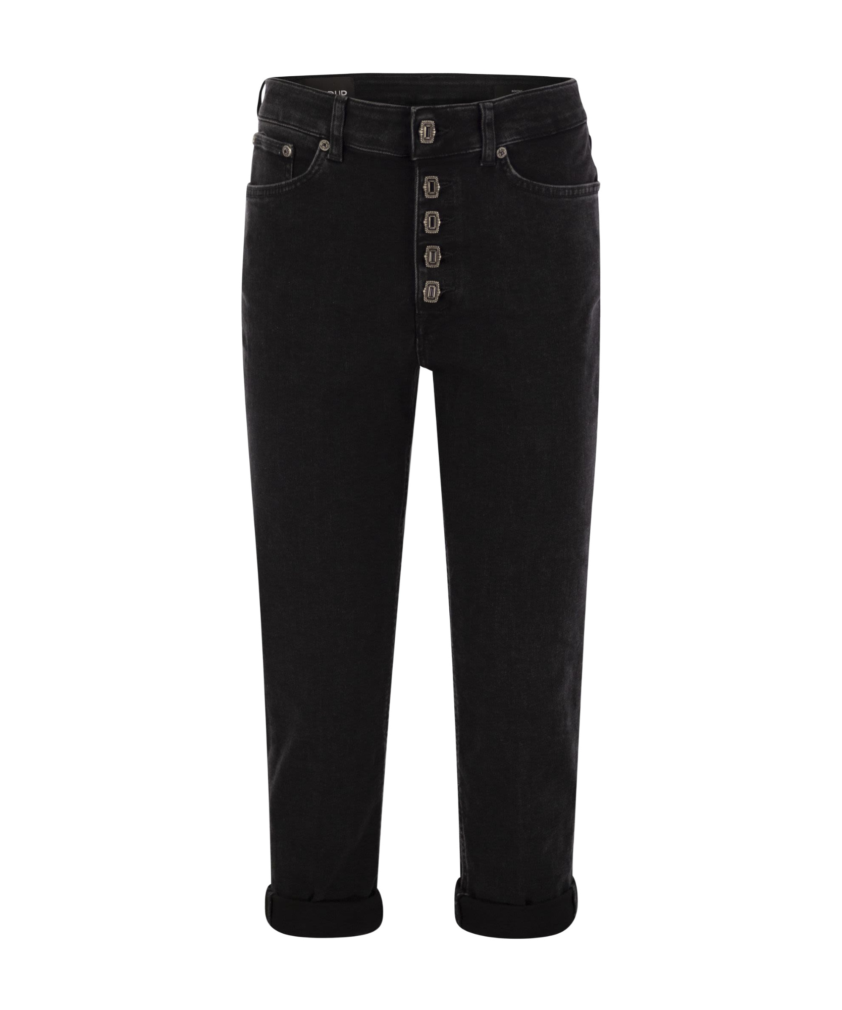 Shop Dondup Koons Jeans In Black