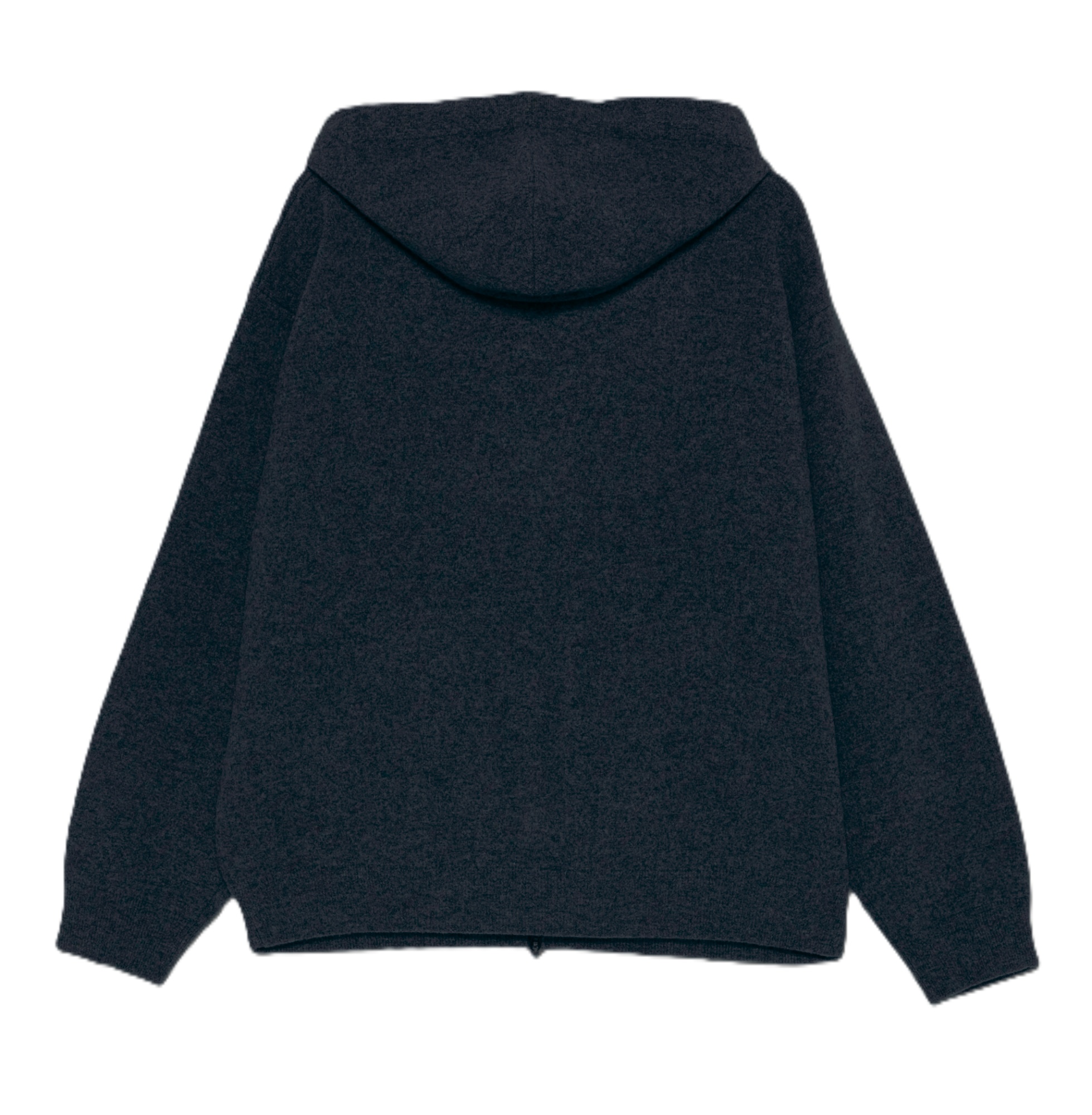 Roberto Collina Blue Sweatshirt With Drawstring Hood And Dropped Shoulders In Wool Man In Green