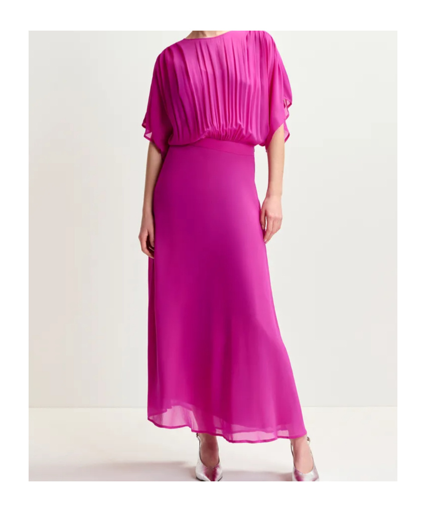 Essentiel Antwerp Hikart Maxi Dress In Pink