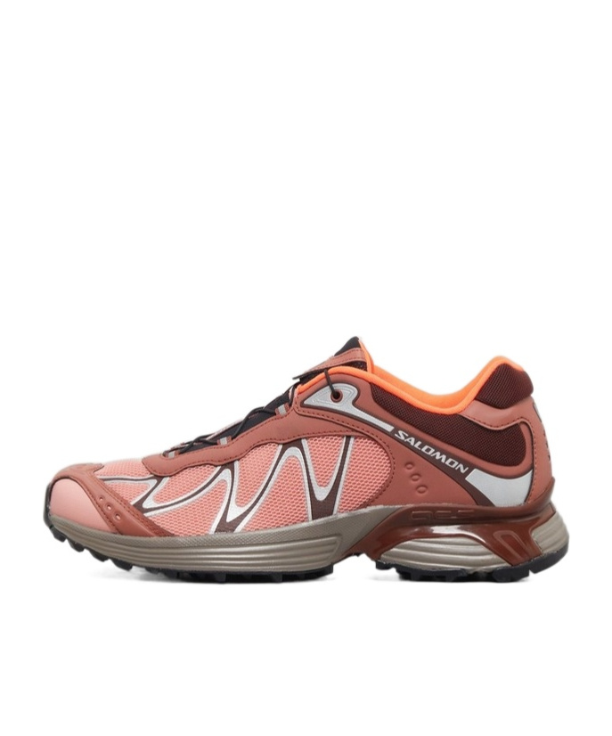 Salomon Xt-whisper Sneakers Henna / Tawny Port / Neon Flame In Multicolor