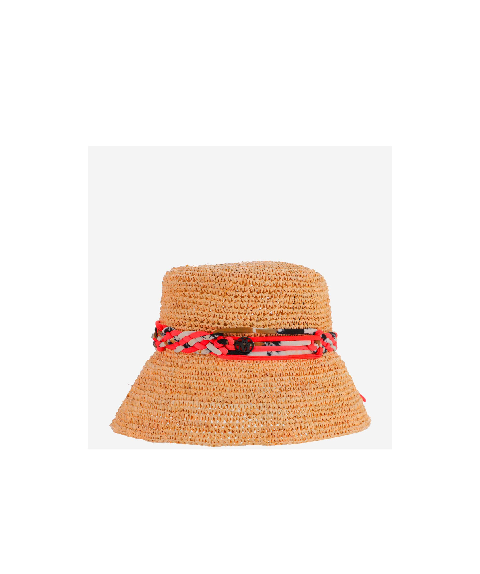MAISON MICHEL MAISON MICHEL AXEL WOVEN BUCKET HAT