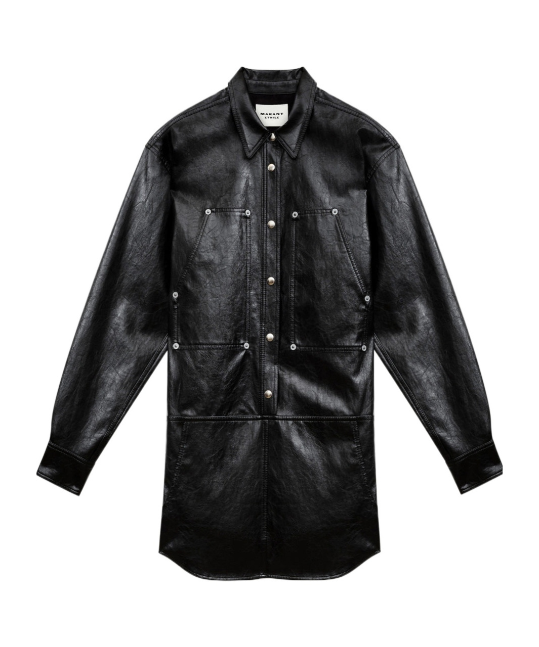 Isabel Marant Étoile Isabel Marant Etoile Ayali Black Leather Dress In Black