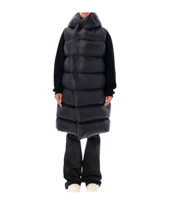 Rick Owens Puffer Jacket In Black