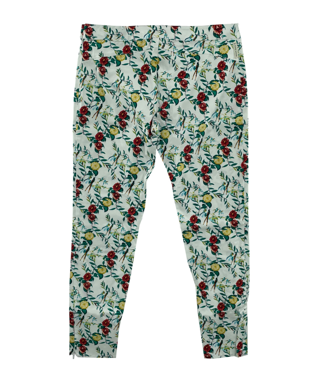 Shop Armani Jeans Printed Design Casual Pants In Gray