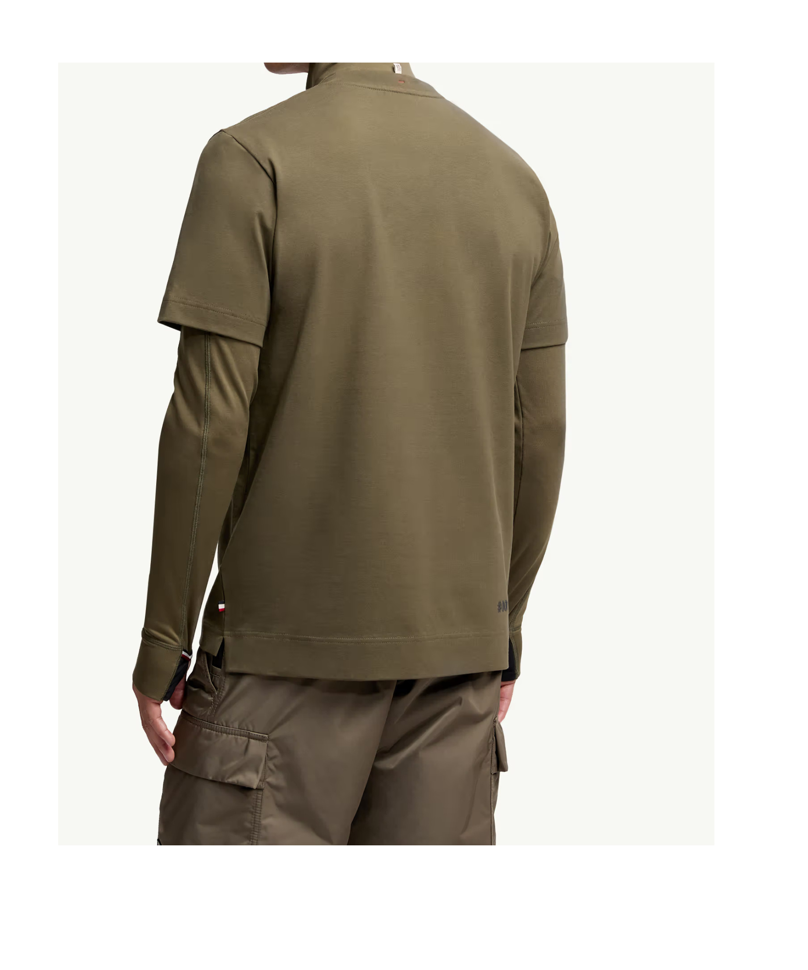 Moncler Grenoble Script T-shirt In Green