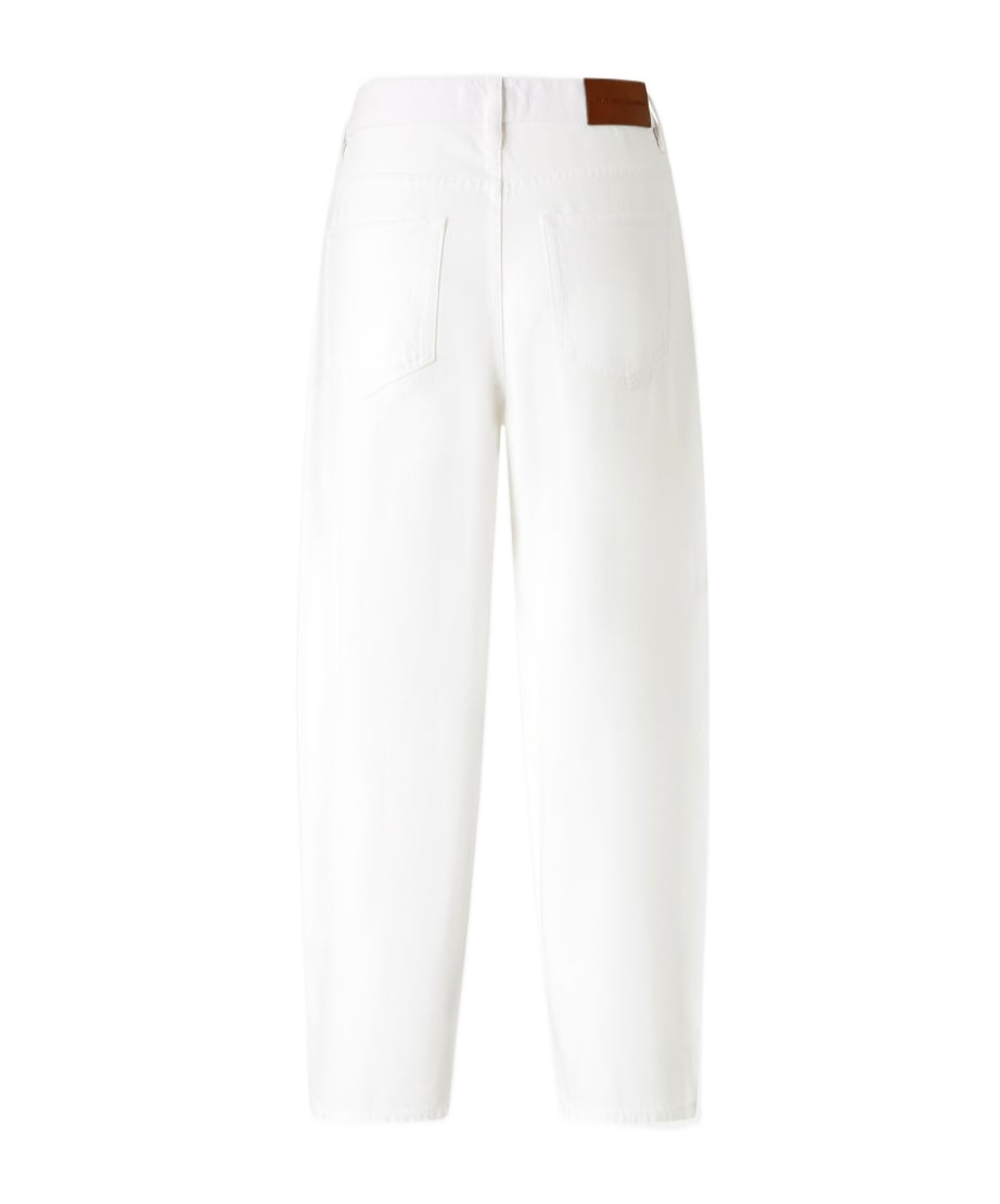 Shop Pinko Straight-leg Jeans In White
