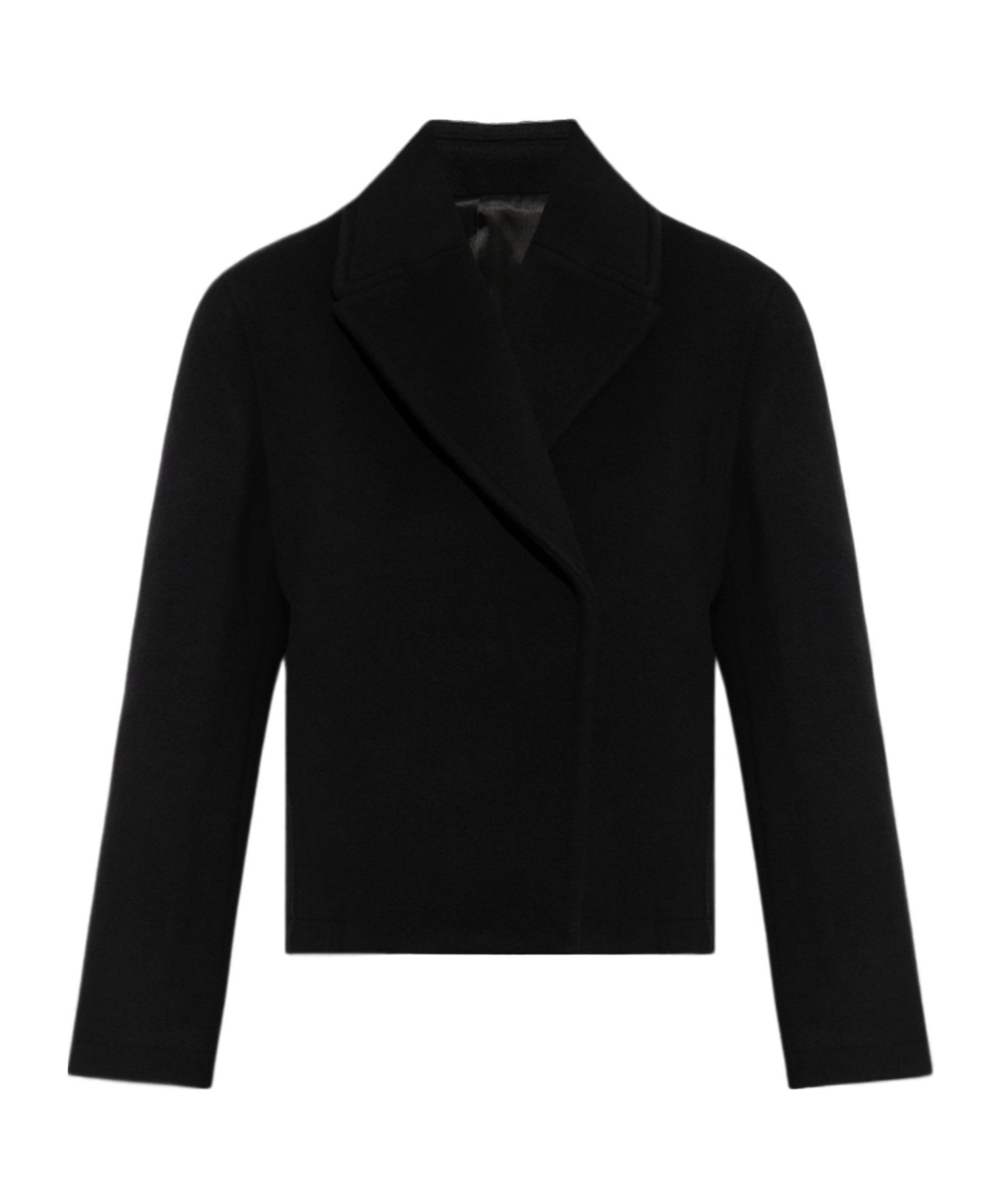 Totême Lapel Casual Jacket In Black