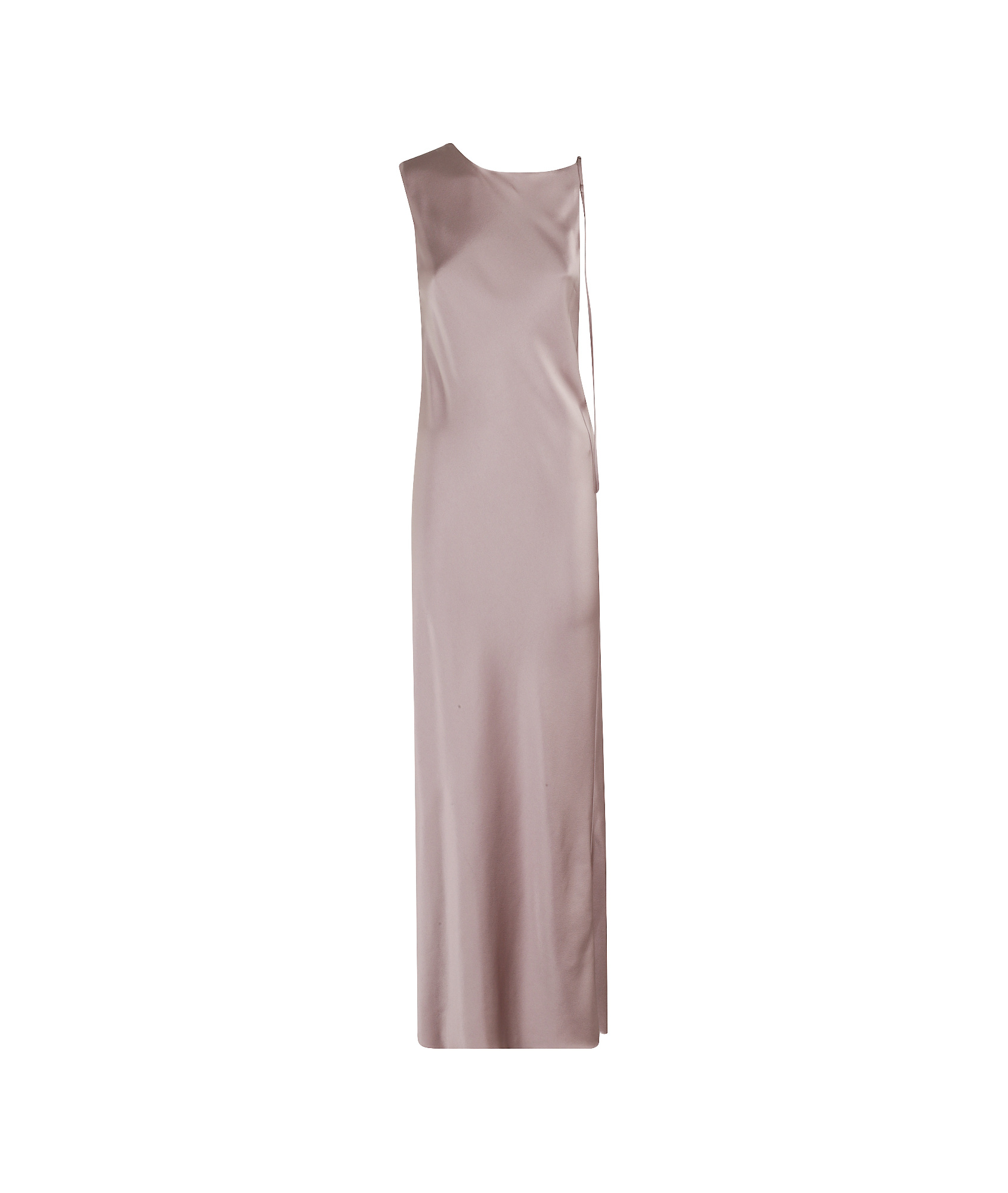 ALYSI ASYMMETRIC SATIN DRESS