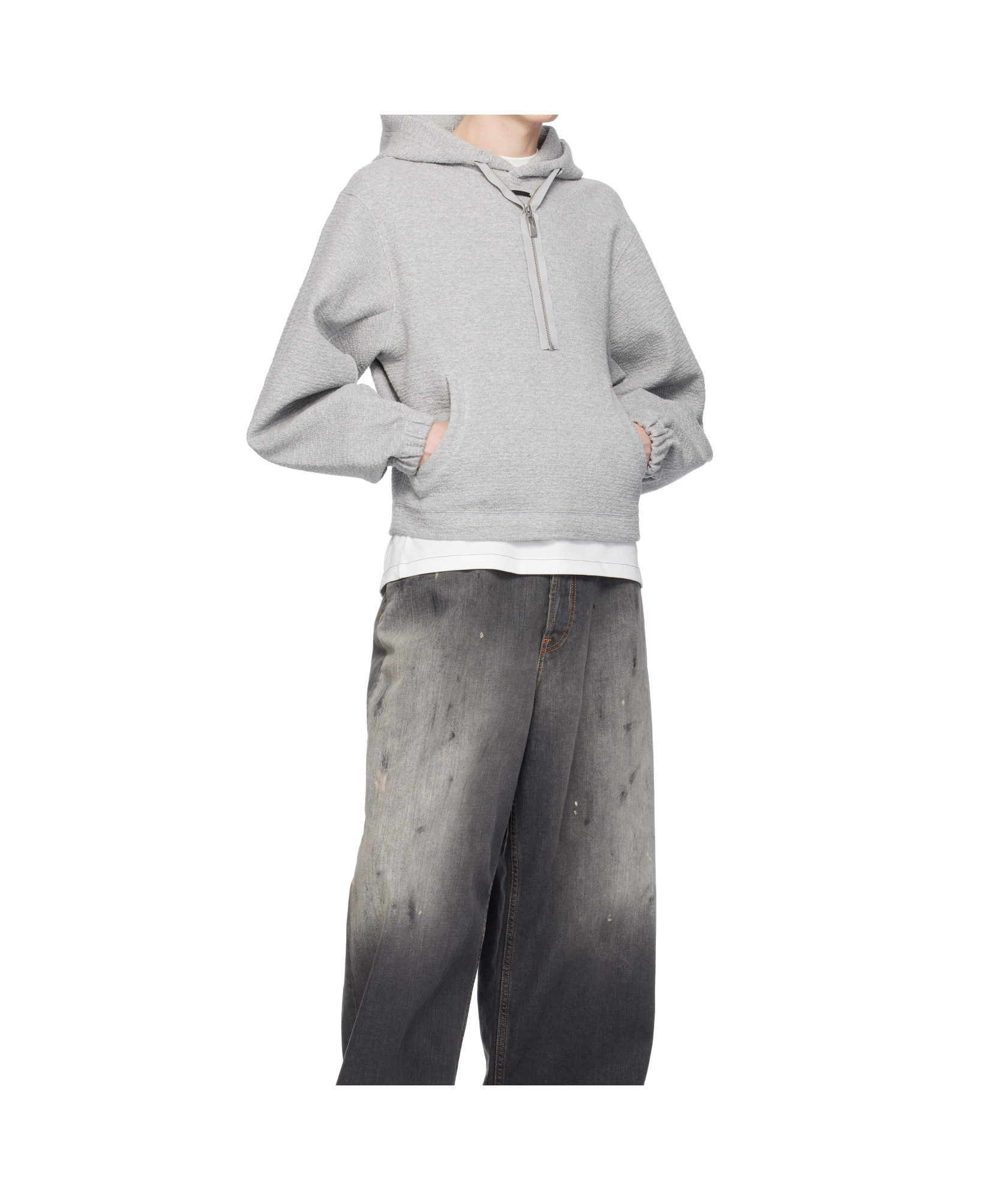 Ader Error Gray Realce Product. 29 Hoodie In Gray