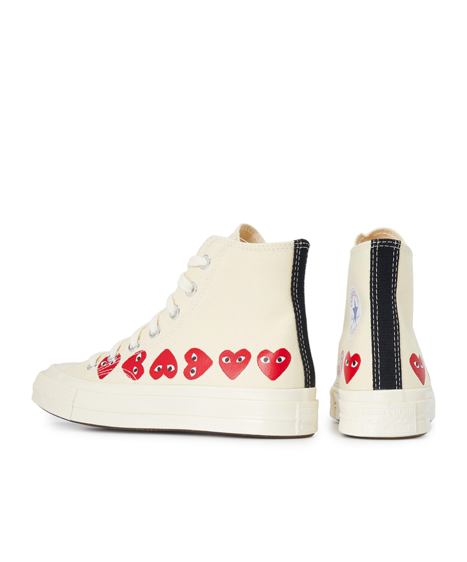Comme Des Garçons Lace-up High-top Sneakers