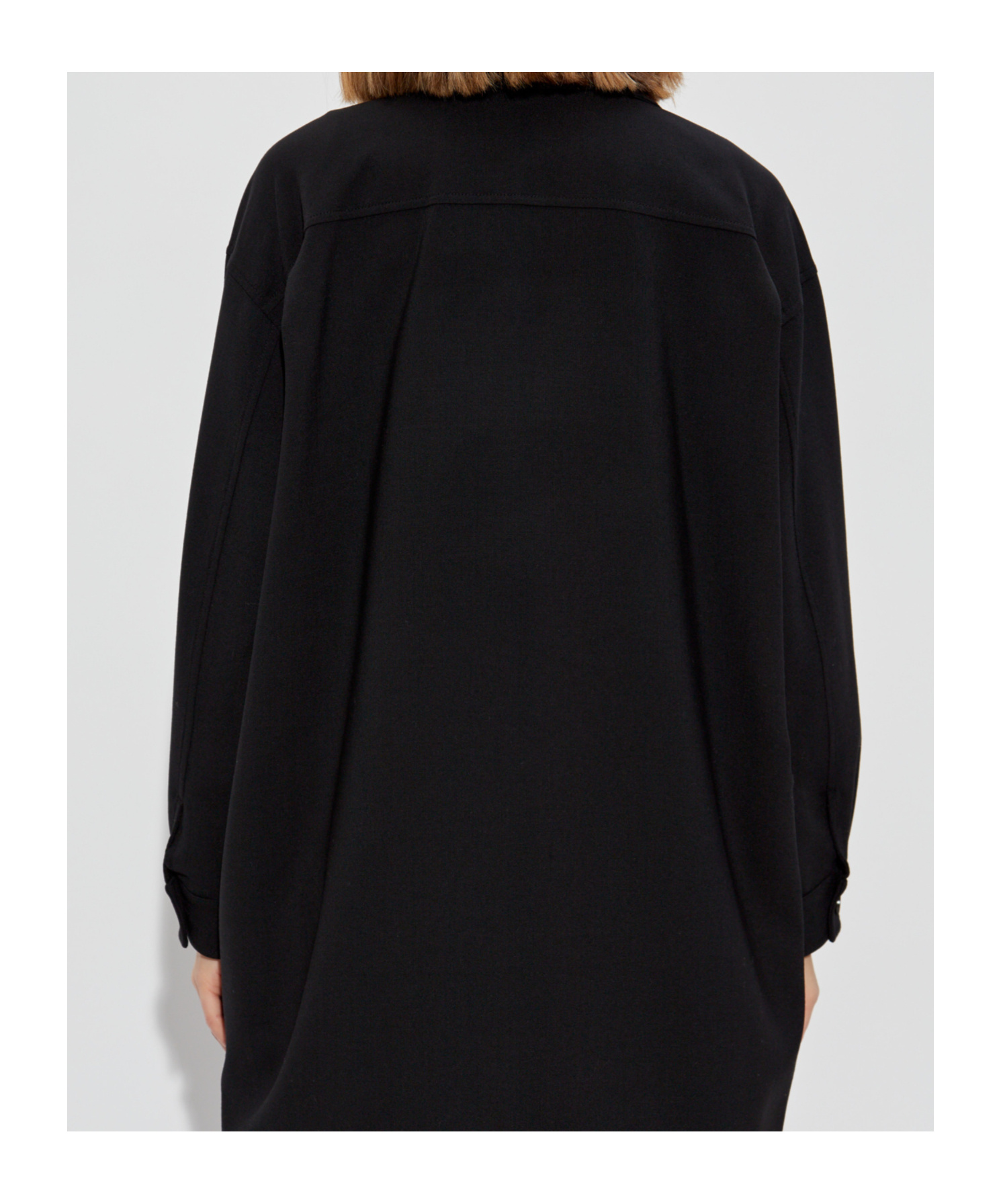 Shop Max Mara Orlaya Button Detailed Long-sleeved Jacket In Black