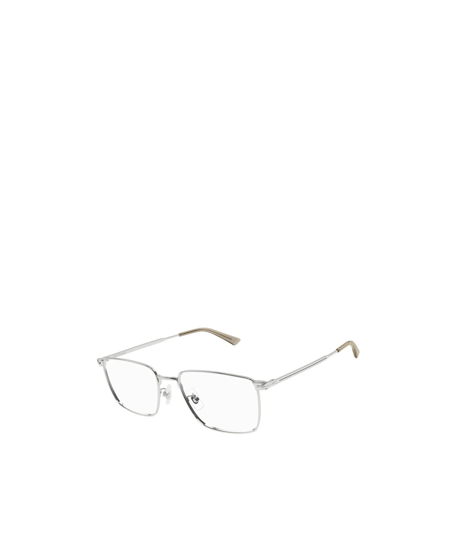 Montblanc Rectangle Frame Glasses In White