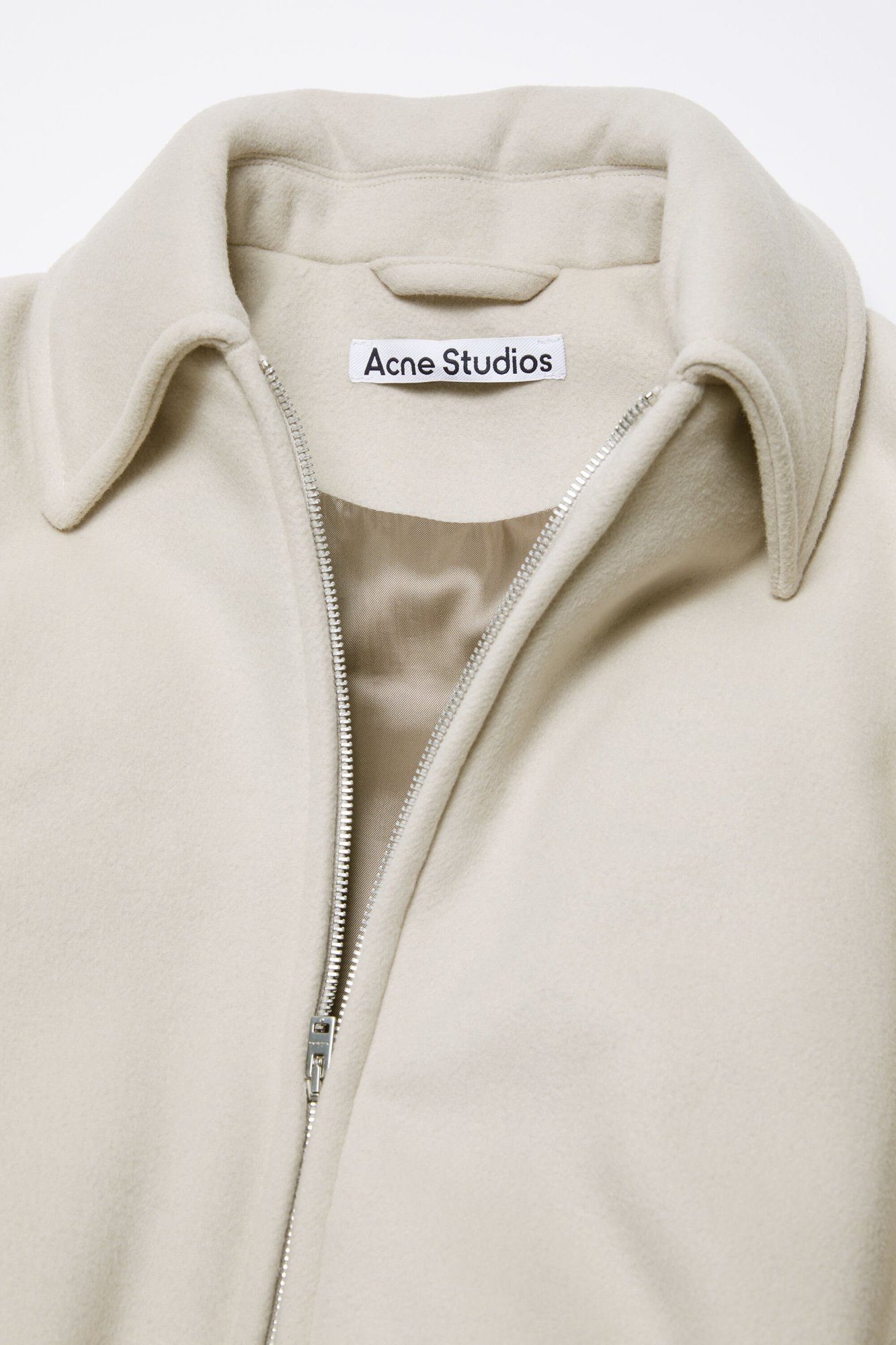 Acne Studios Bomber Jacket In White