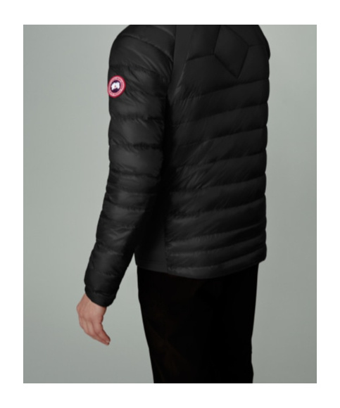 Canada Goose Black Hybridge Lite Padded Jacket In Black