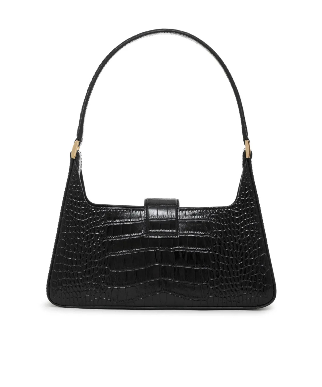 Shop Anine Bing Lou Shoulder Bag In Black