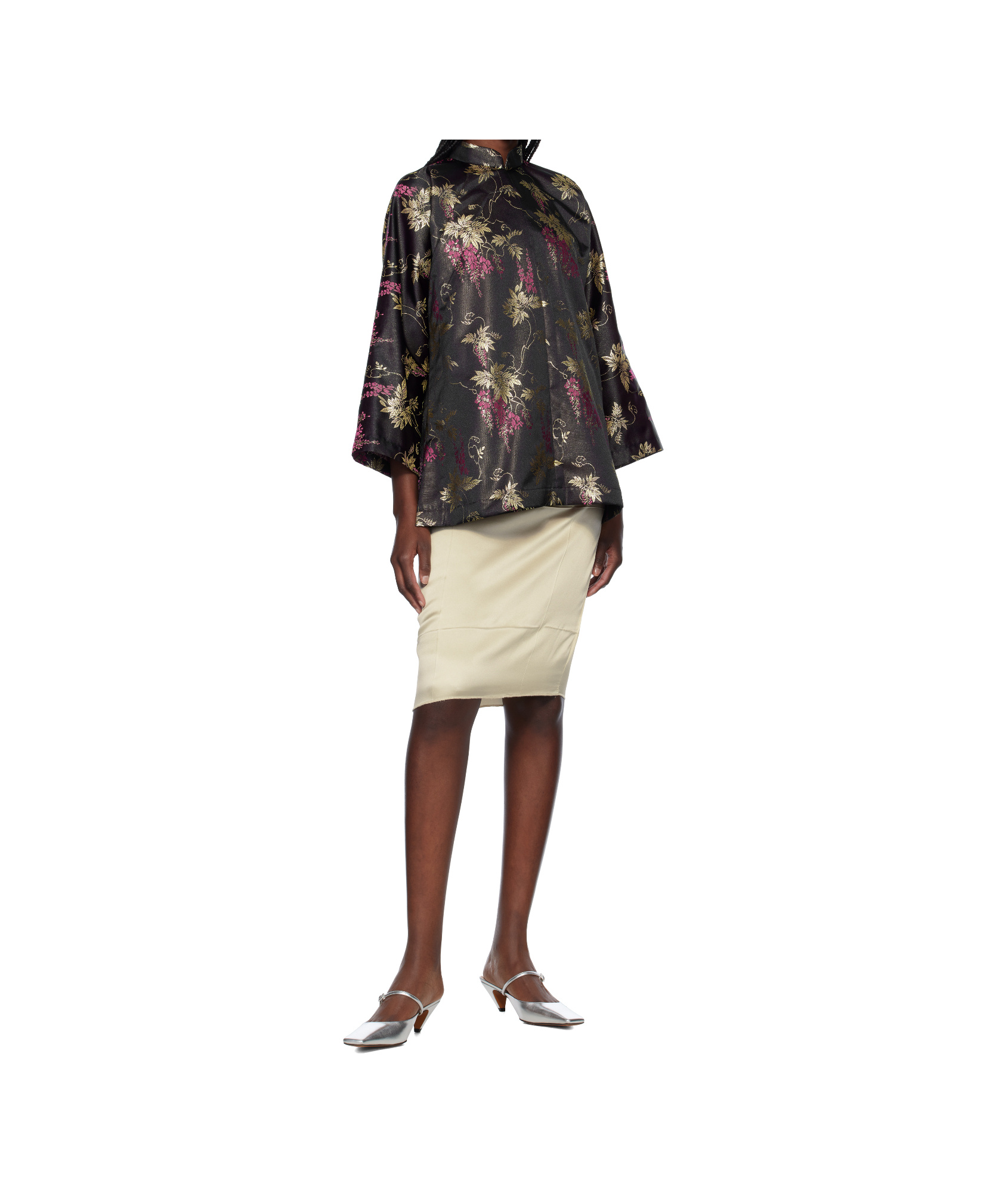 COMME DES GARÇONS FLORAL PATTERN SHIRT 