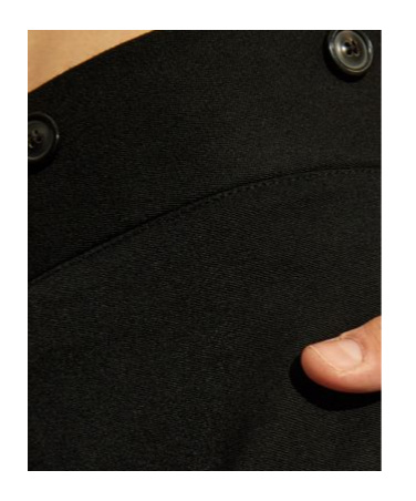 Maison Margiela Four-stitch Wool Trousers In Black