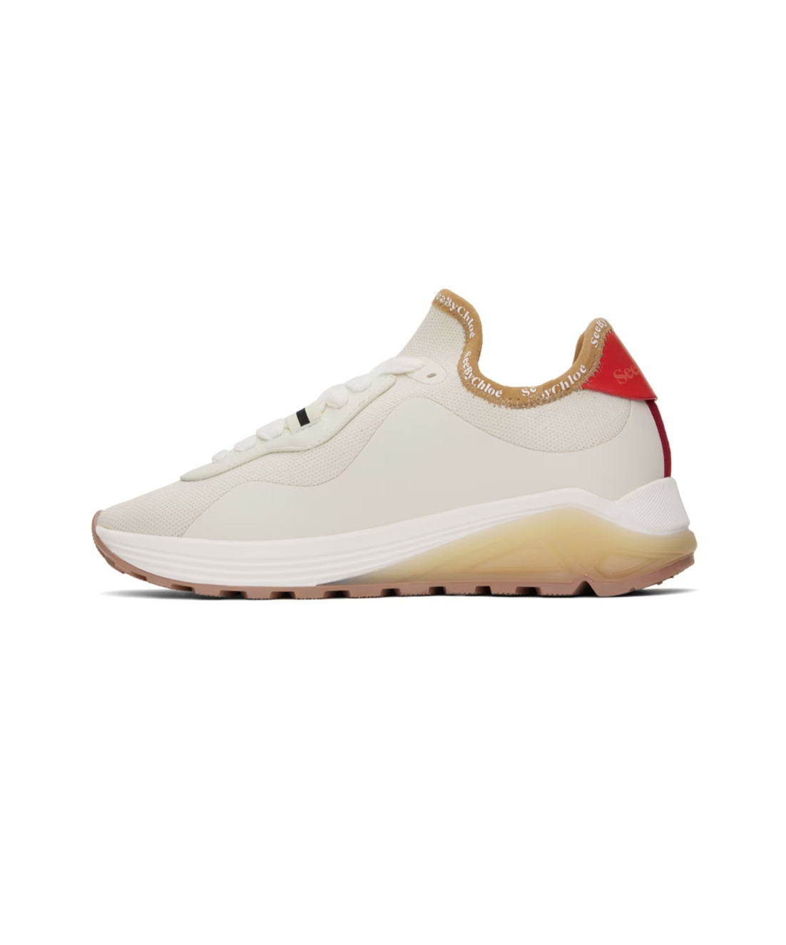 See By Chloé Tie Professional Sports Shoes In White