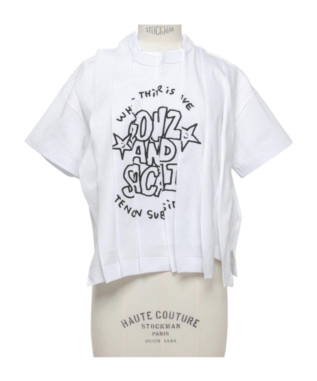 Sacai Short-sleeved T-shirt In White