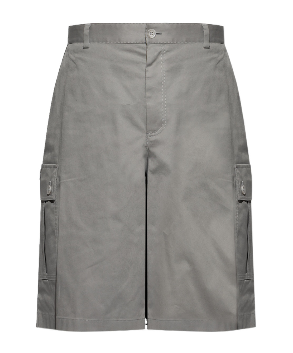 Dolce & Gabbana Belt-loop Shorts In Gray
